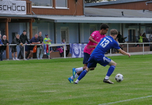 Spiel gegen den SV Blau-Weiß Dölau am 28.8.2026